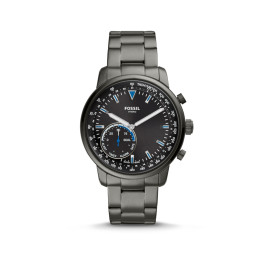 Horlogeband Fossil FTW1174 Roestvrij staal (RVS) Antracietgrijs 22mm
